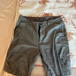 O'Neill Men's Charcoal Flat Front Shorts